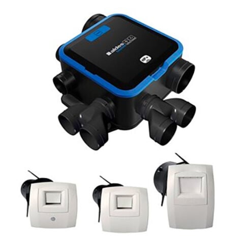 ALDES Kit VMC simple flux EasyHOME Hygro Compact Premium HP+