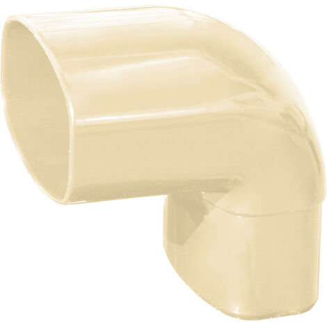 Coude PVC 87°30 MF pour tube BEST Ø92x57 - sable - First Plast (1/2)