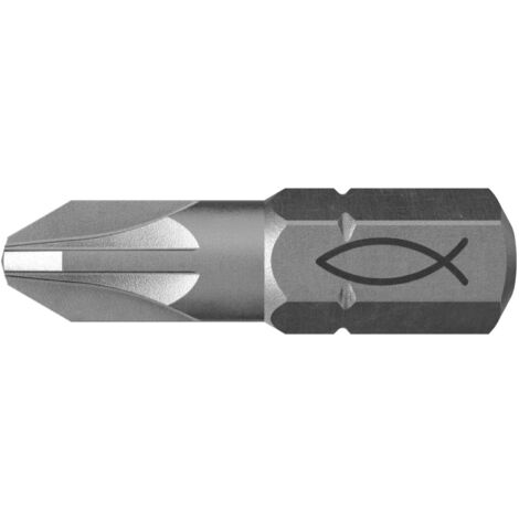 FISCHER Embout de vissage acier PZ2 - Boîte de 10 pièces (1/2)