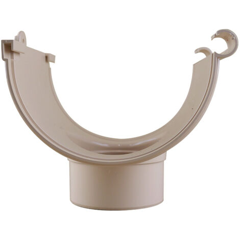 Naissance centrale avec support Bi System - PVC 33 demi-ronde - Sable - First Plast