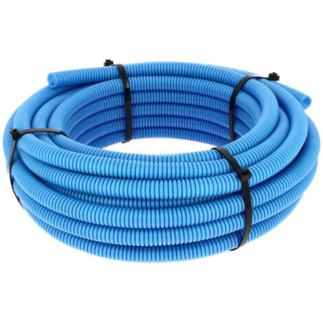 Pbtub – Tube PER prégainé bleu Ø13x16mm – Longueur 50m – Distribution fluide sans raccord – Résistance longue durée
