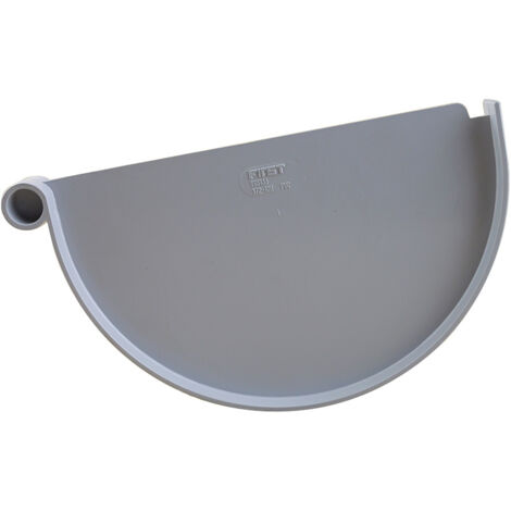 Fond de naissance pour gouttières PVC 33 - gris - First Plast