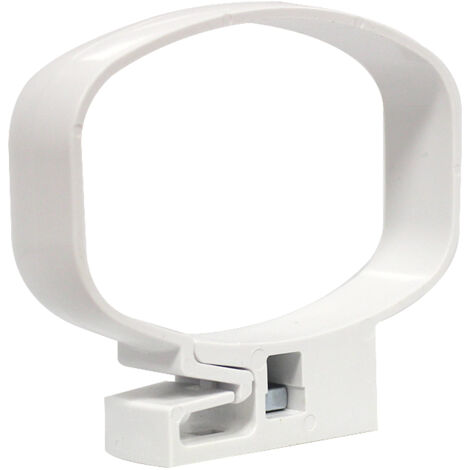 Collier bride pour tube de descente PVC BEST Ø92x57 - blanc - First Plast