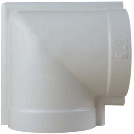 Angle universel 90° PVC 25 demi-ronde - blanc - First Plast