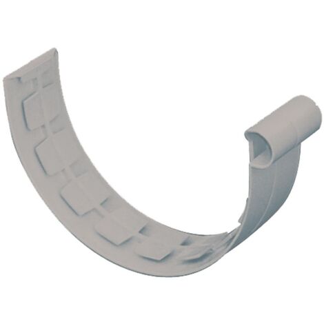 Jonction à coller PVC 33 demi-ronde - gris - First Plast