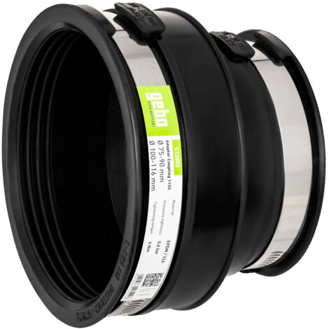 Réduction Geboflex multi-tuyaux (PVC, métal, céramique, béton) Ø110/122 - 80/95