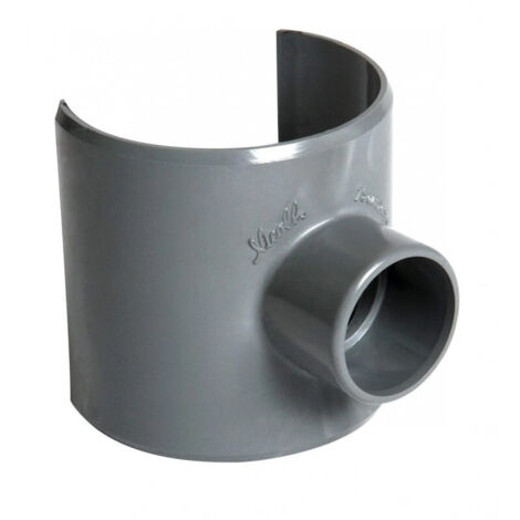 Nicoll – Selle à 90° 80-75/50 – Raccord PVC pour plomberie – Évacuation eaux usées – Référence SL875 (1/3)