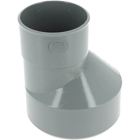 Nicoll – Réduction extérieure excentrée mâle-femelle Ø160/100 mm – PVC lisse – Pour réseaux d'évacuation – Installation à coller