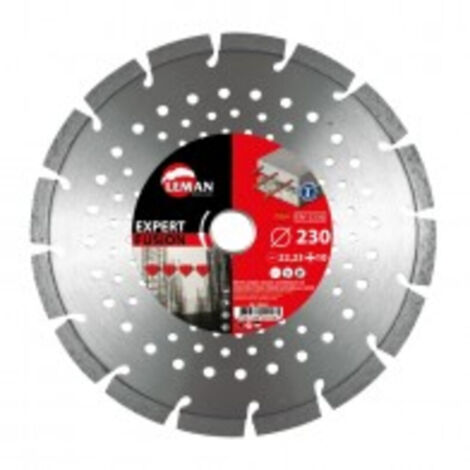 DISQUE DIAMANT SEGMENTS 125X22.2 HT10 Multimatériaux - 720125 - LEMAN
