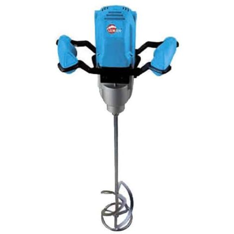 Leman – Malaxeur 2 vitesses 1800W pour colles et mortiers – Vitesse 150-650 tr/min – Démarrage progressif – MAX180