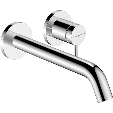 Hansgrohe – Mitigeur monocommandé pour lavabo encastré – Finition chromée – Saillie 225 mm – Débit 4 l/min à 3 bar – Cartouche céramique (1/5)