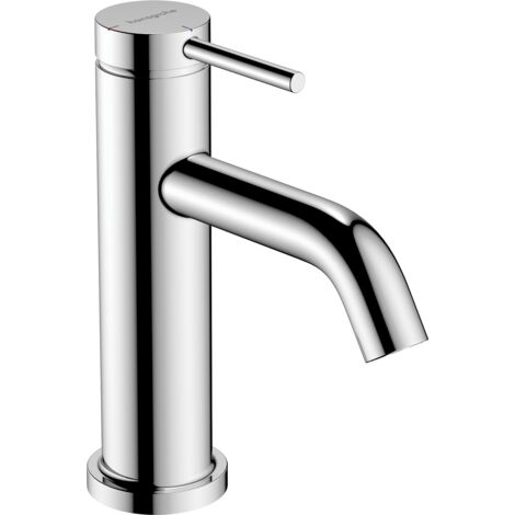 Hansgrohe – Mitigeur de lavabo Tecturis S 80 – Finition chromée – Hauteur 80 mm – Longueur du bec 108 mm – Débit 4 l/min – Cartouche céramique