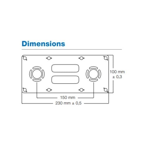 Sortie cloison ROBIFIX 150mm PER Ø12-F 1/2 à glissement
