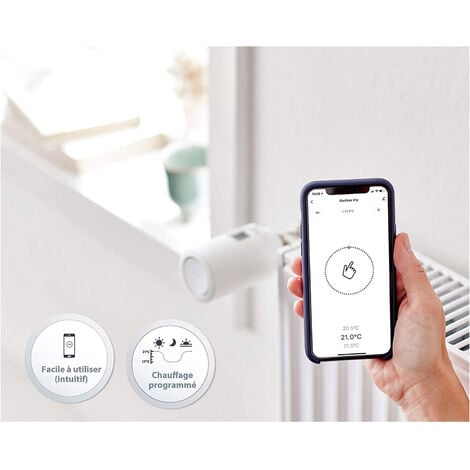 Tête radiateur thermostatique connectée Ally Danfoss 014G2460