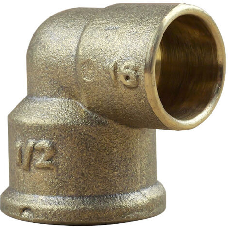 Coude 90° Femelle 90 GCU 1/2" (15/21) - Tube Cuivre Ø16 - Arcanaute (1/3)