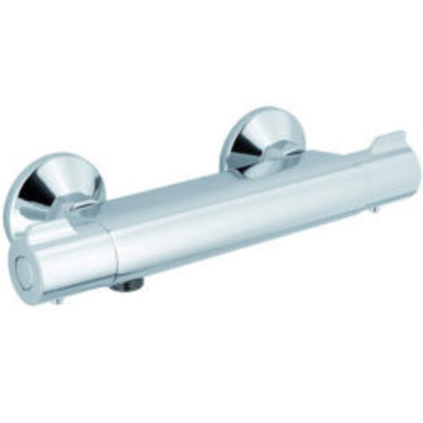 Mitigeur douche Thermador THU50 chromé NF thermostatique poignée ABS (1/5)