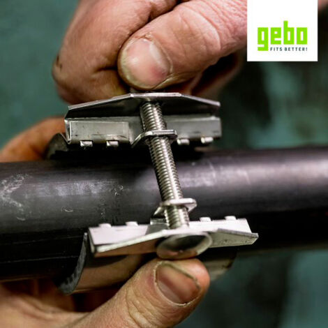 Gebo – Collier de réparation Unifix Mini Ø16-20mm – Longueur 60mm – Étanchéité jusqu'à +90°C – Installation facile en espaces réduits