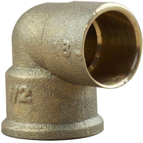 Coude 90° Femelle 90 GCU 1/2" (15/21) - Tube Cuivre Ø18 - Arcanaute (1/3)