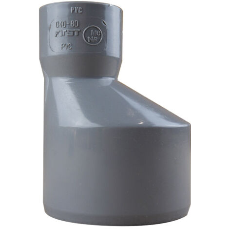 Réduction PVC excentrée Mâle Femelle 80/40 - First Plast