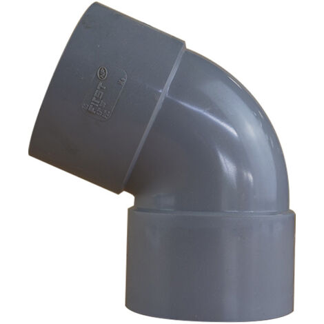 Coude PVC 67°30 Femelle/Femelle Ø80 - First Plast (1/5)
