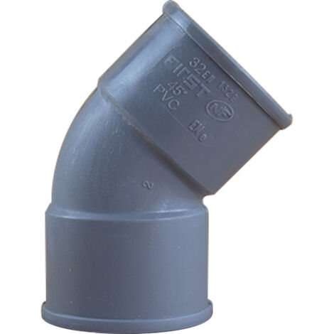 Coude PVC 45° Femelle/Femelle Ø32 - First Plast (1/5)