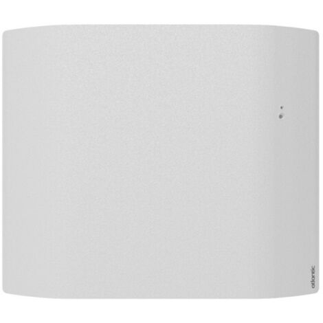 Atlantic – Radiateur à inertie connecté 1250W horizontal – Fonction lumineuse – Application Cozytouch – Design épuré blanc carat