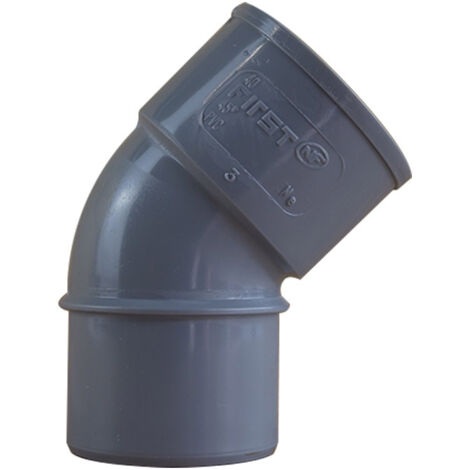 Coude PVC 45° Mâle Femelle Ø40 First Plast (1/5)