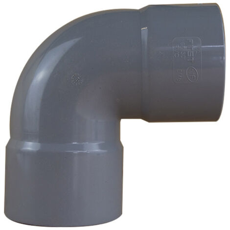 Coude 87°30 PVC FIRST évacuation Femelle-Femelle Ø80 (1/5)