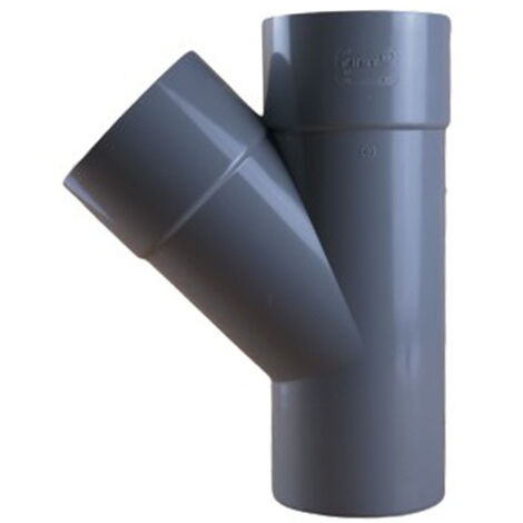 Culotte 45° PVC FIRST évacuation Mâle Femelle Ø100 (1/5)