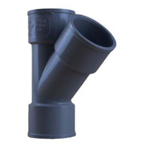 Culotte PVC 45° Mâle Femelle Ø32 - First Plast (1/5)