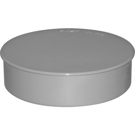 First Plast – Tampon hermétique PVC mâle Ø125 – Raccord d'évacuation pour réseau sanitaire – Taux d'expansion 800% – Conformité NF EN 1329-1