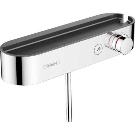 Hansgrohe – Mitigeur thermostatique de douche chrome – Technologie CoolContact – Débit 16,7 l/min – Fusible de sécurité à 40°C – 24360000