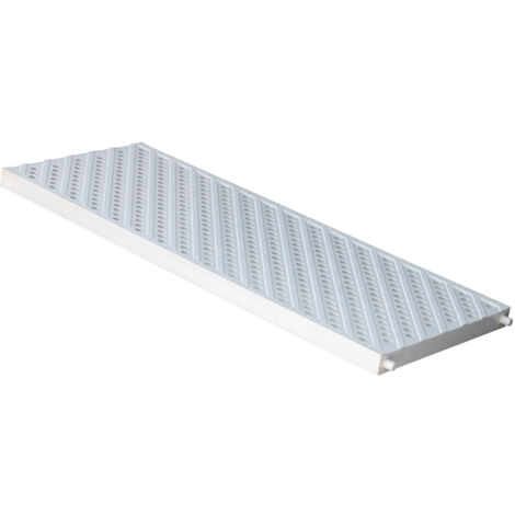 Grille piéton - piscine PVC anti-choc - sable - 200 x 500 mm - First Plast