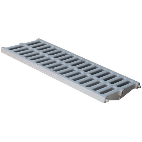 First Plast – Grille PVC anti-choc renforcée 75KN 200x500mm – Norme EN1433:2008 – Pour zones piétonnes et caniveaux 200mm