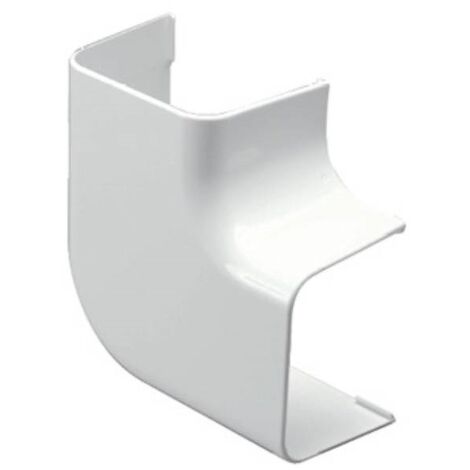 First Plast – Coude plat 90° pour goulotte 125 x 75 mm – Blanc – Angle droit pour finition esthétique – Système Profil Freddo