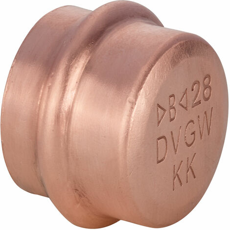 Bouchon cuivre à sertir GAZ Femelle Ø54