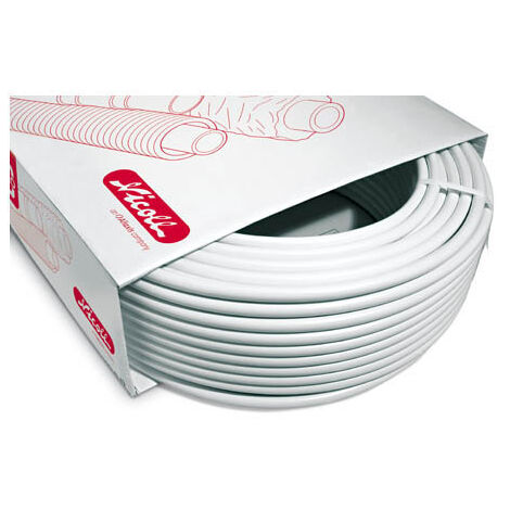 Nicoll – Tube multicouche Fluxo nu Ø16mm – Couronne de 100m – Alimentation eau chaude/froide – Compatible chauffage haute/basse température