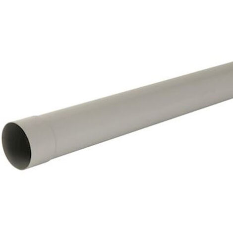Tube de descente Ø100 en 4ml gris