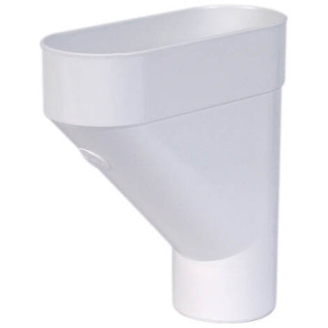 Jambonneau tube Ø80 blanc