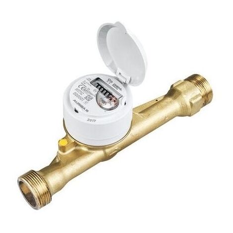 Compteur d'eau volumétrique 1ère prise – Froid 260mm DN25 1"1/4 – Filetage plomberie pour installations professionnelles – Diehl Metering