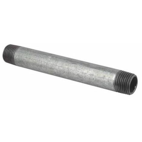 Bobine fonte galva longueur 300mm Mâle Mâle 1"1/4
