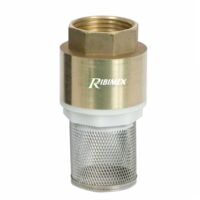 Ribiland – Crépine en laiton 1 pouce – Filtre métal pour pompe à eau – Clapet anti-retour – Longévité et finition soignée