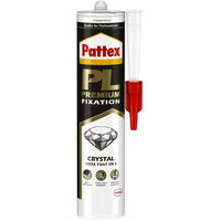 Colle mastic de fixation PL Premium Crystal - transparent - cartouche de 290 g