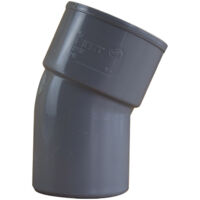 Coude PVC 22°30 Mâle Femelle Ø50 - First Plast