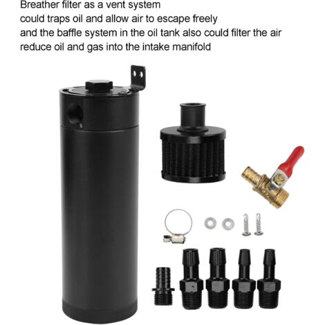 Motorolieafscheider, Auto Universele Olievanger Kan Filter Olieafscheider Vangst Kan Tank Motorolieafscheider, Auto Universele Olievanger Kan Filter Olieafscheider Vangst Kan Tank