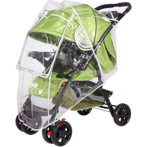 Universal Regenschutz Fr Kinderwagen  Wasserdicht, Winddicht Mit  Belftung | Schutz Vor Regen, Sonne, Staub & Schnee Regenschutz Buggy Mit  Belftung