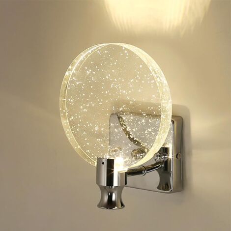 Wandleuchte Mond-Design – Goldfarben, Solar, Für Wohnzimmer & Flur, Kreative Deko-Leuchte