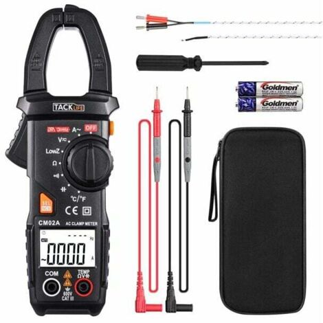 TANKOOL Strommesszange TRMS 6000 - Digitales Multimeter Für AC/DC Strom & Spannung