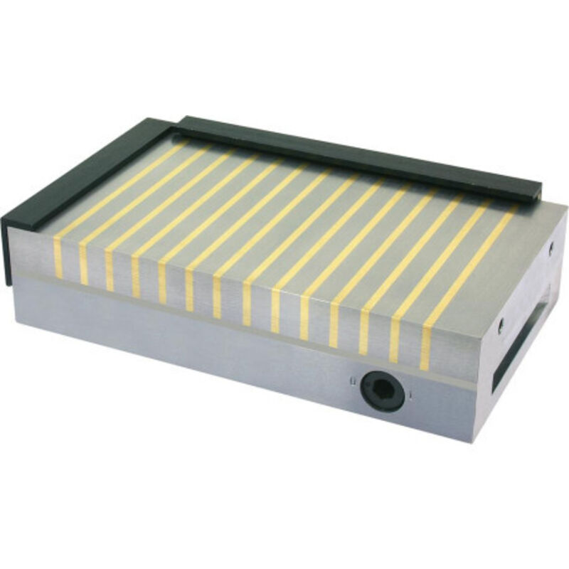 Plaque Magnétique 125x250 Mm – Serrage Permanent Pour Ponceuse/EDM – Hauteur Serrage 45 Mm