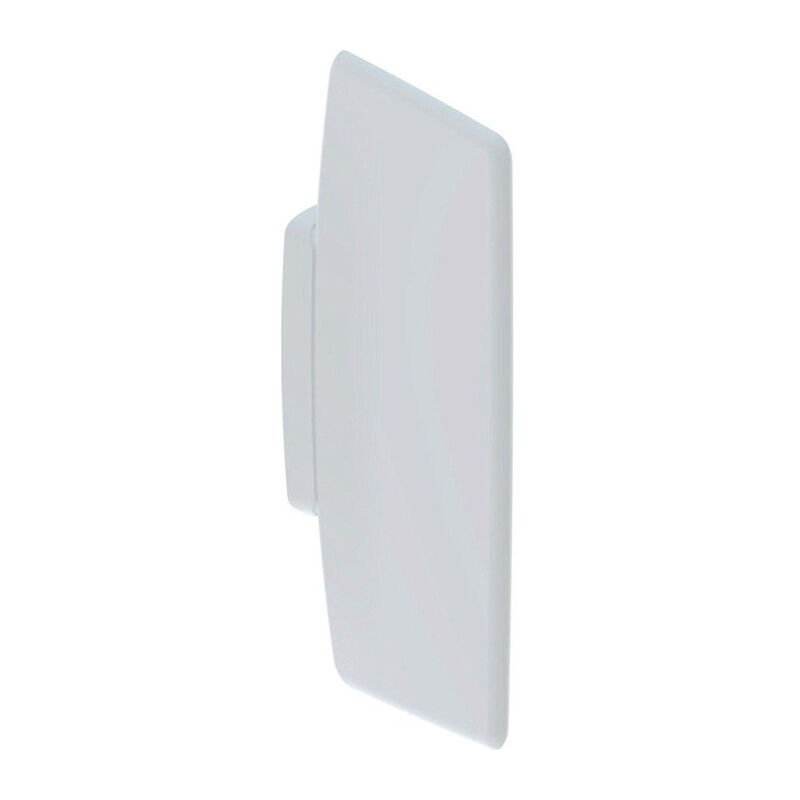 Cloison D'urinoir Murale 40x90 Cm - Stratifié Phénolique, Acier Inox, Angle Rond, Pour Lieux Publics